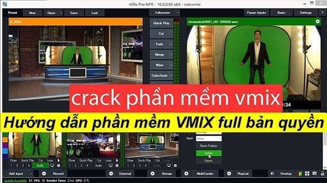 Phần mềm vmix full crack bản quyền