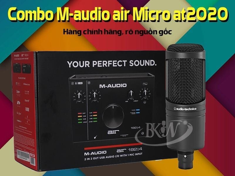 Combo M-audio air micro at2020 chính hãng
