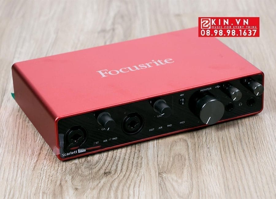 Sound card Focusrite Scarlett 8i6 gen 3 9