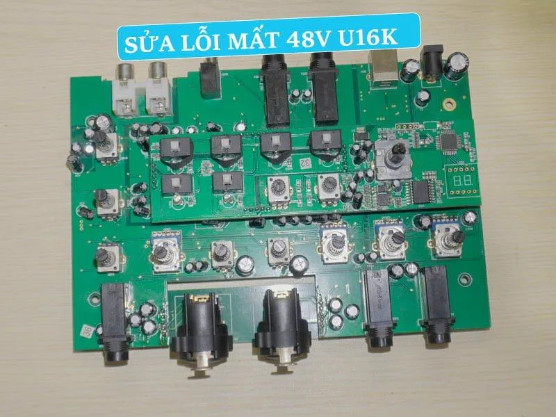 Dịch vụ sửa chửa sound card Alctron u16k bị hư 48v 2 Dịch vụ sửa chửa sound card Alctron u16k bị hư 48v