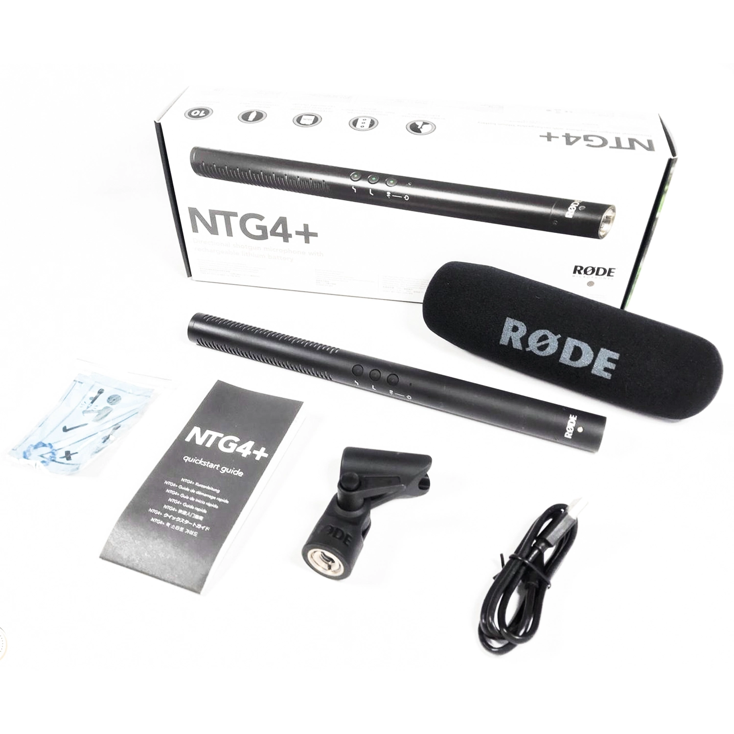 Microphone Rode NTG4+ Mic Shotgun Giải Pháp Thu Âm Chuyên Nghiệp