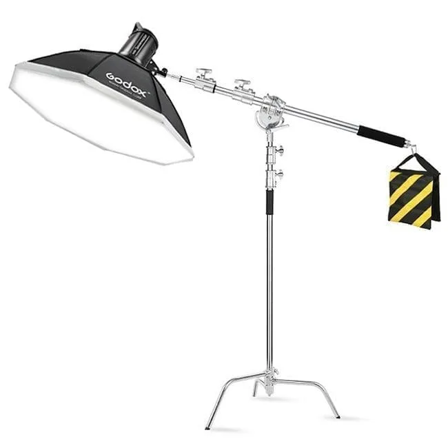 Bộ chân đèn và tay boom inox - Giải pháp cho việc sử dụng đèn studio