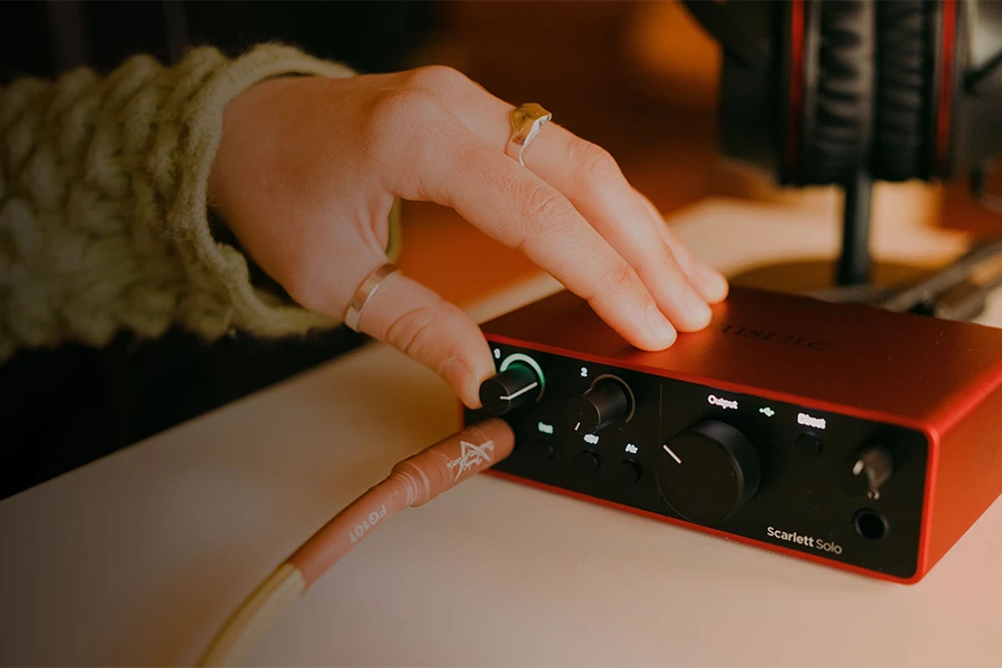 Sound Card Focusrite Scarlett solo Gen 4 (4th)