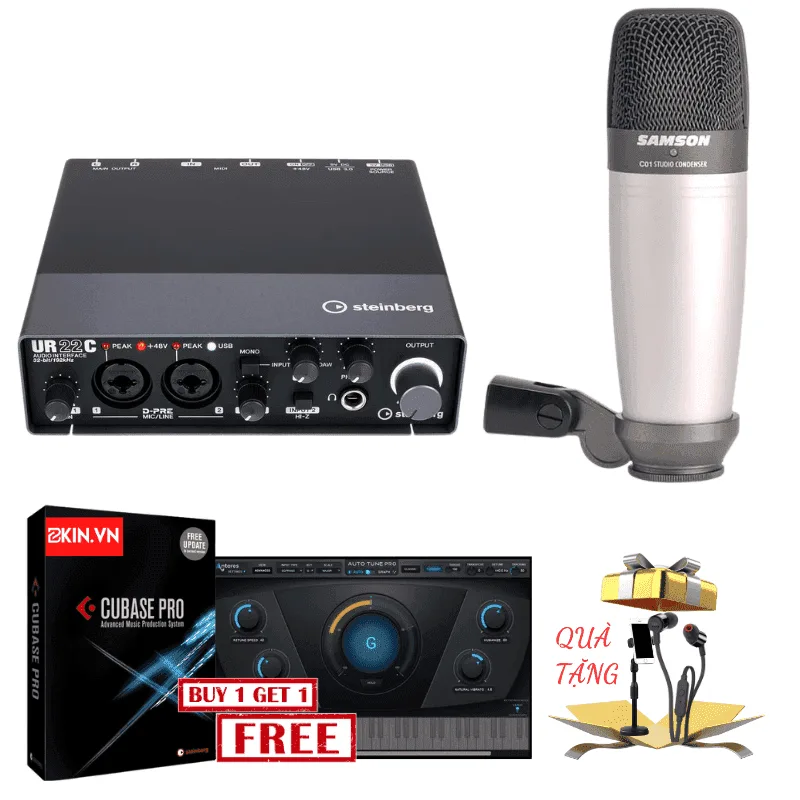 Combo Steinberg Ur22c Micro Samson C01
