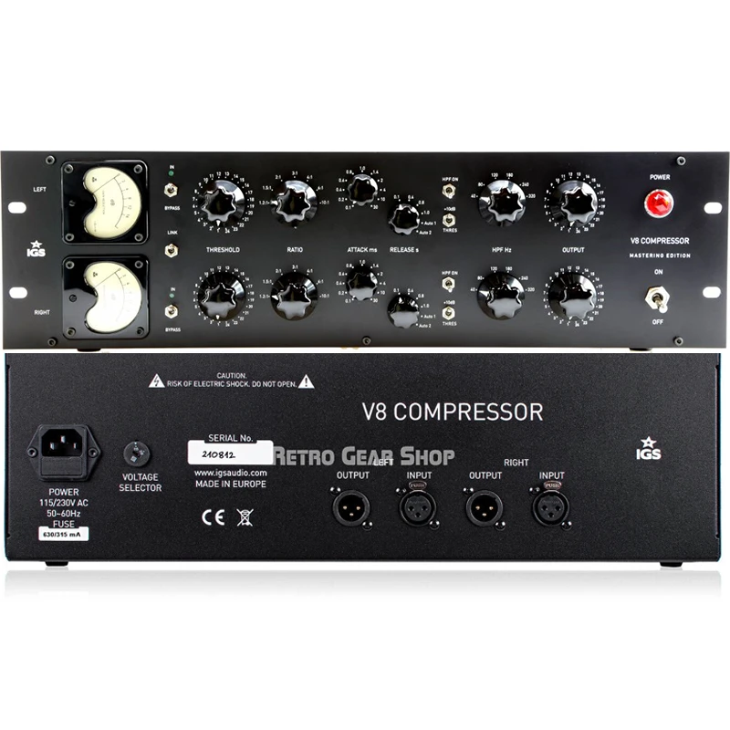 IGS Audio V8 Dual Mono Compressor