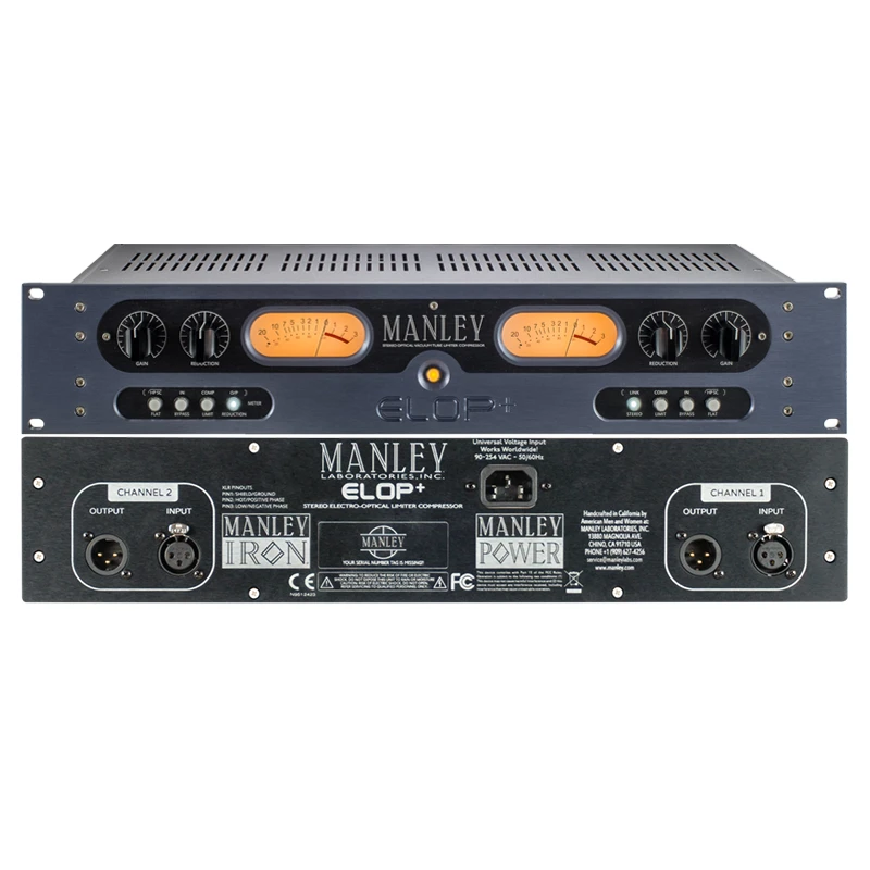 Manley ELOP+ Dual-channel Tube Compressor/Limiter