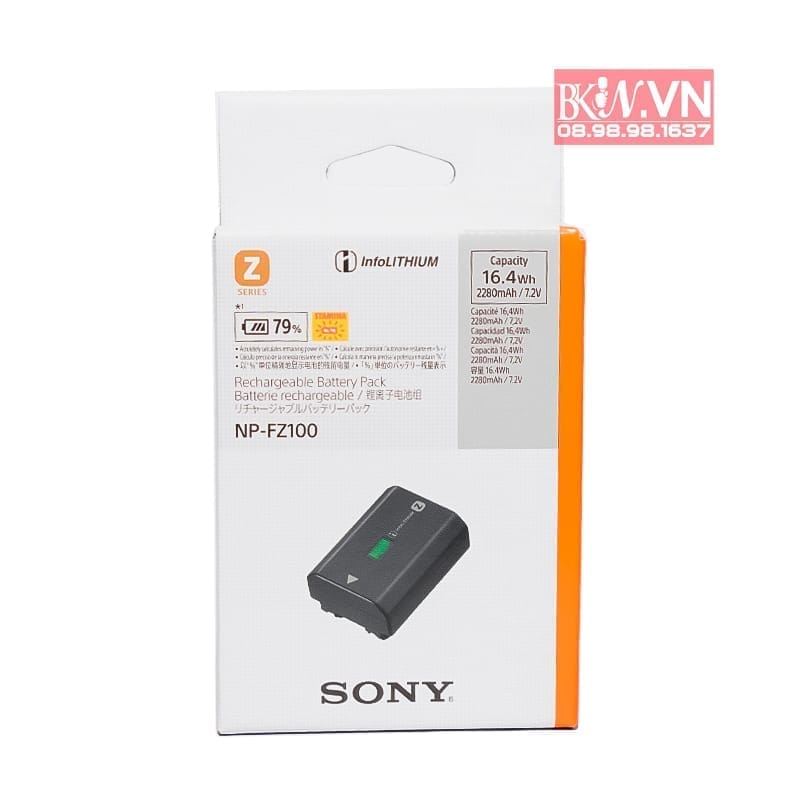 Pin zin Sony NP-FZ100 Hàng Chính Hãng