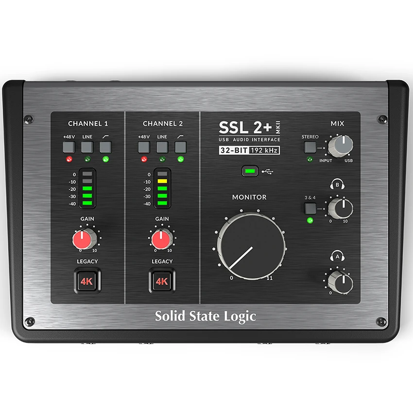 Audio Interface SSL 2+ Mk2 Mới Chính Hãng MKII