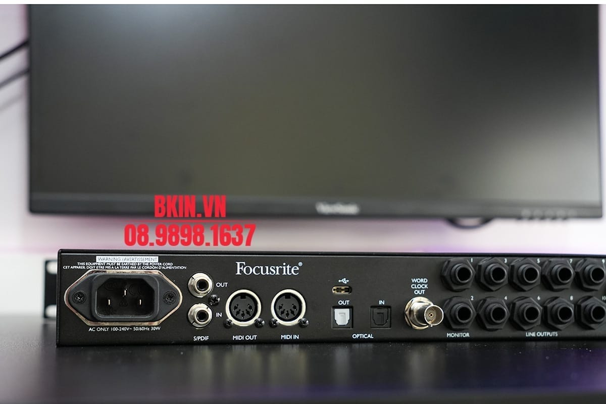Sound card Focusrite Clarett 8Pre USB Like New 2