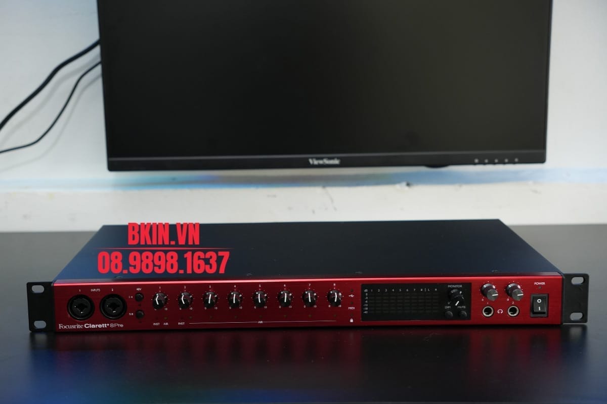 Sound card Focusrite Clarett 8Pre USB Like New 4