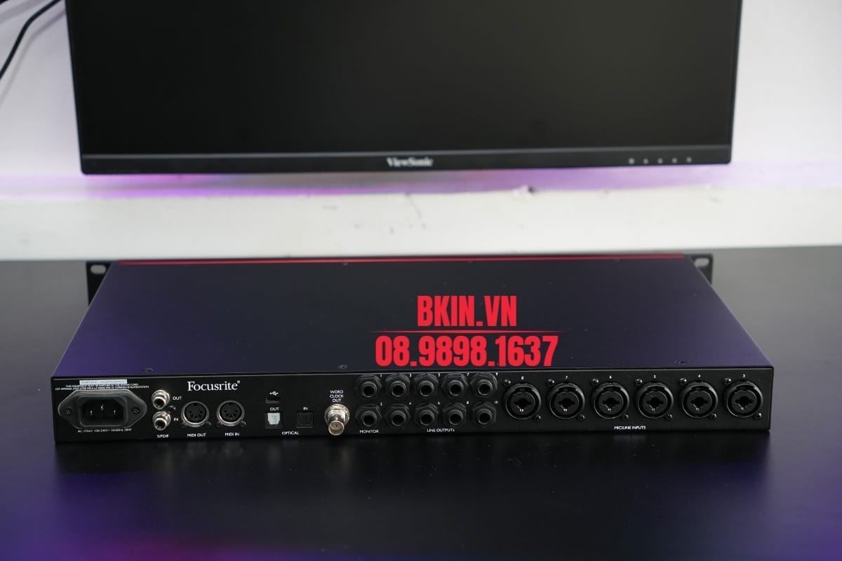 Sound card Focusrite Clarett 8Pre USB Like New 6