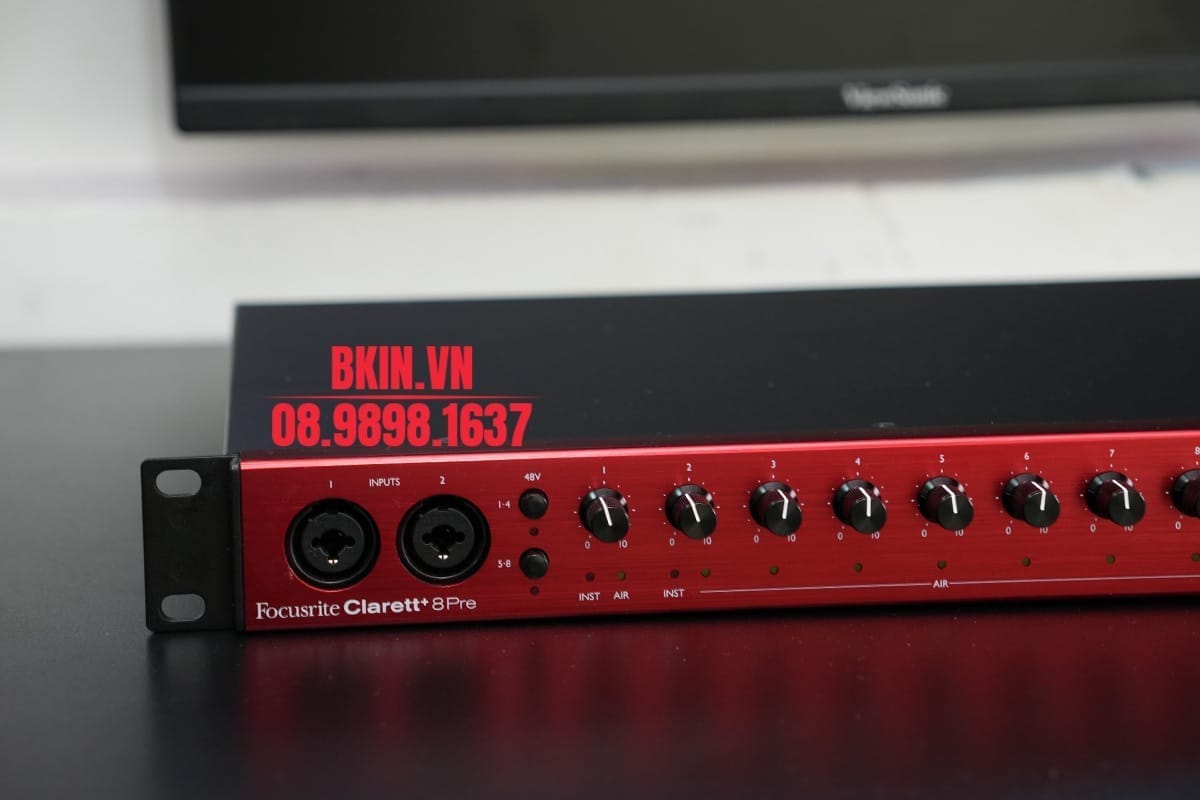 Sound card Focusrite Clarett 8Pre USB Like New 12