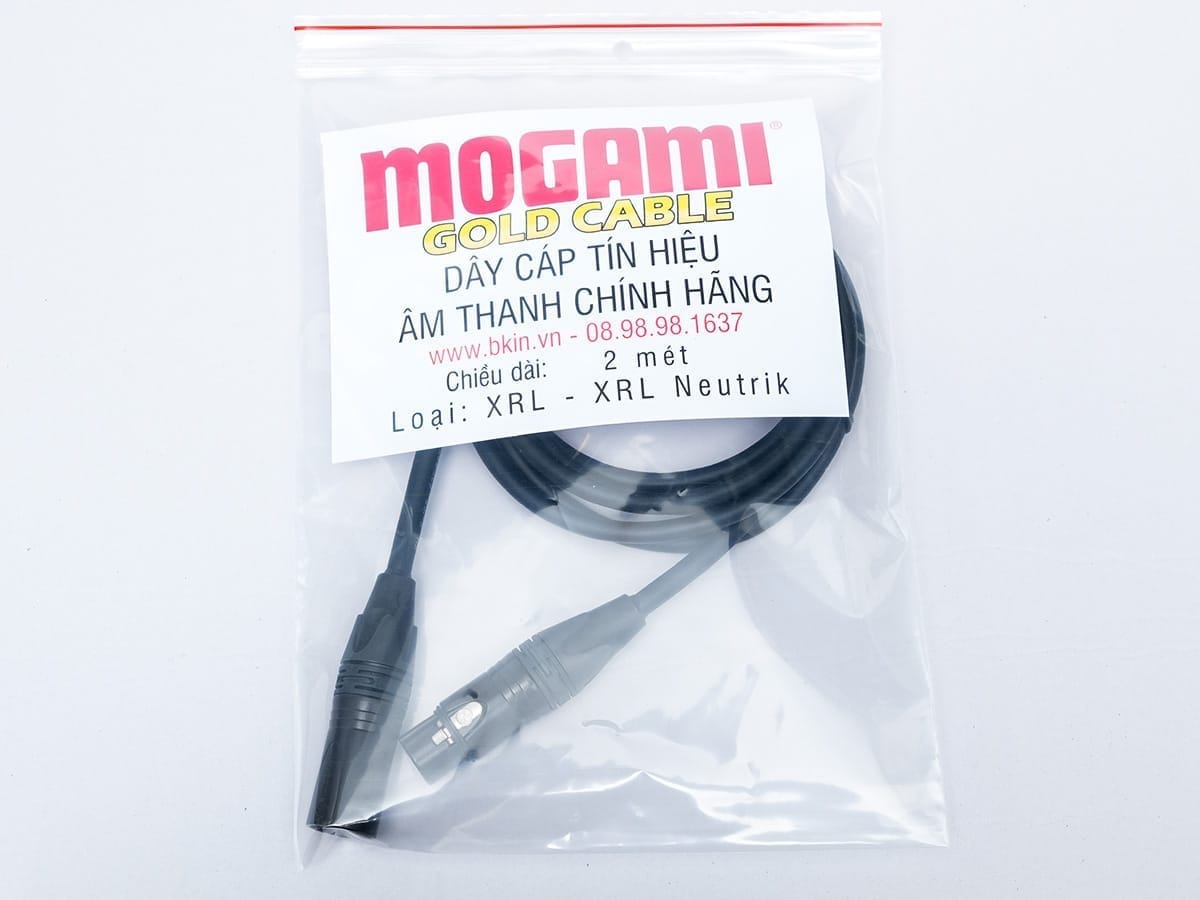 Dây Cáp Microphone Mogami Gold Neutrik XLR-XLR (2 mét) 5