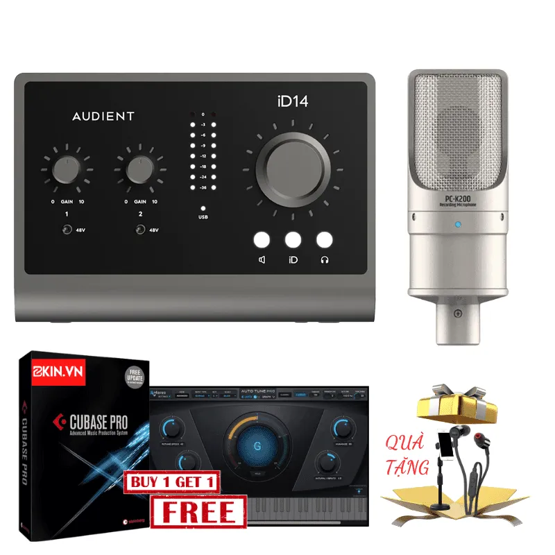 Combo ID14 Mkii Mic PC-k200 Mẫu Mới