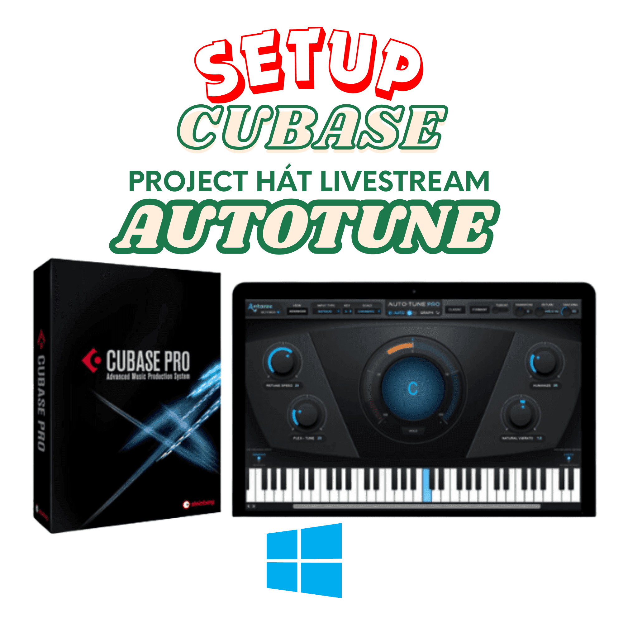 Cài Project Hát Live Cubase và Autotune Thu Âm Mới Nhất