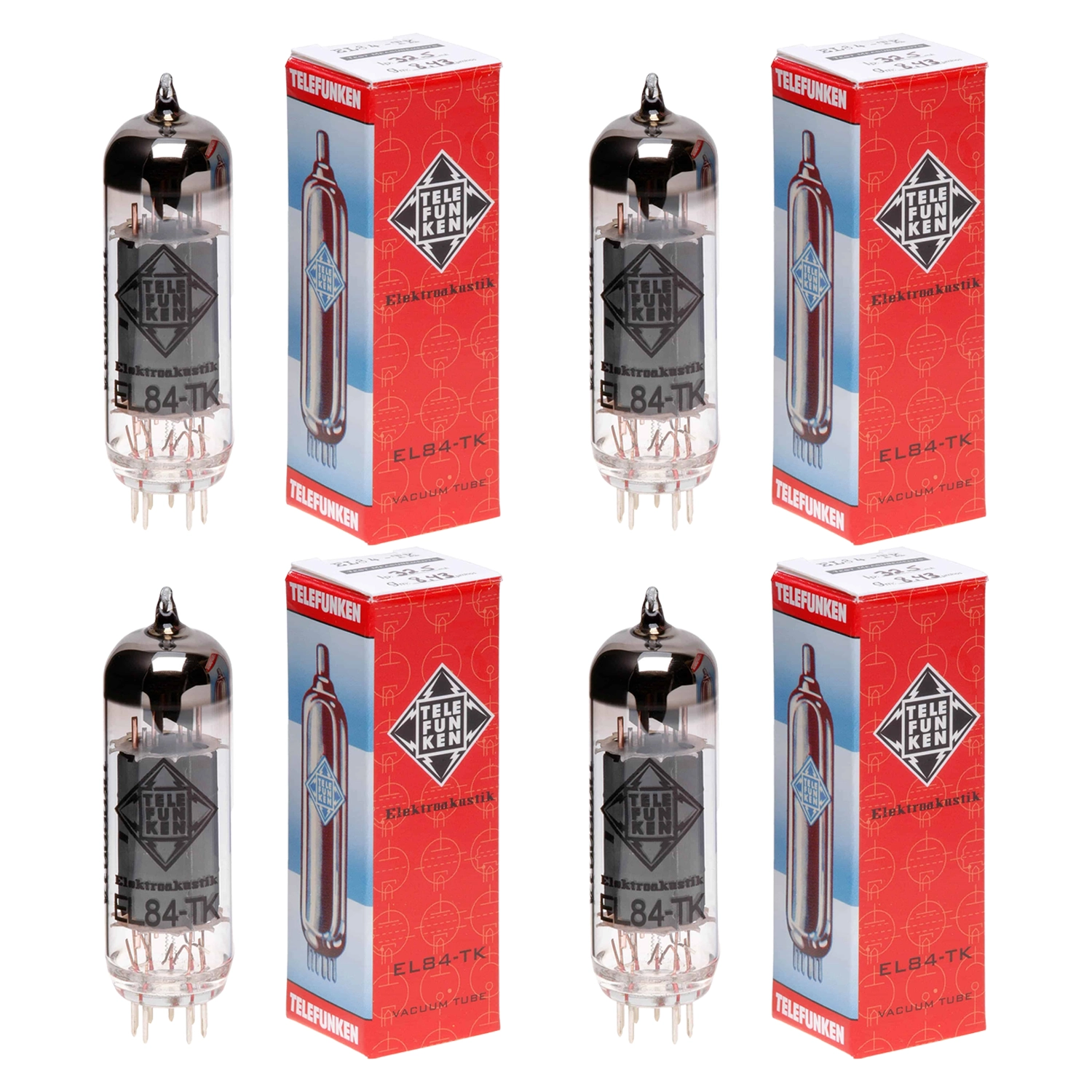 EL84-TK Matched Quad Vacuum Tube Vacuum Tube