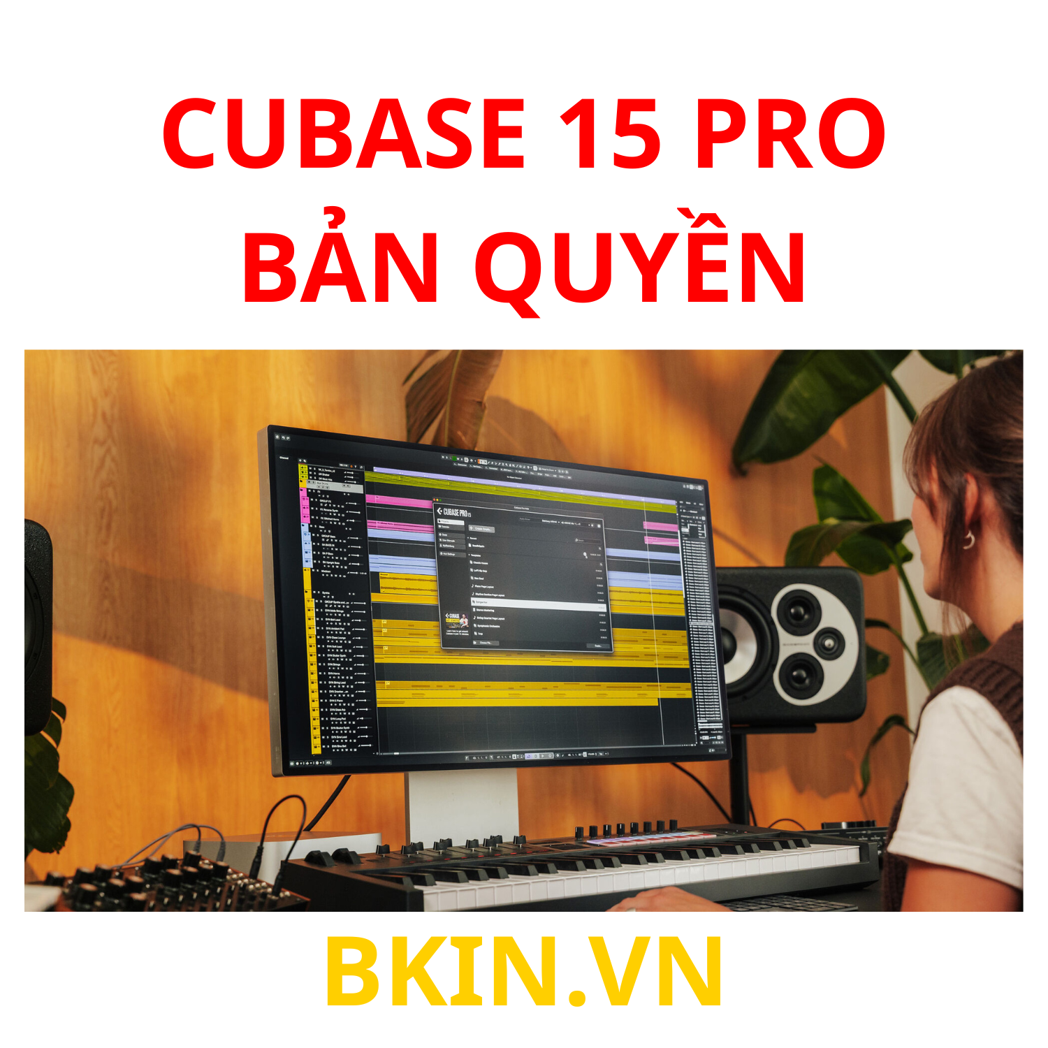 Phần Mềm Cubase 15 Pro Bản Quyền Vĩnh Viễn - Key Sử Dụng 3 Máy Có AI
