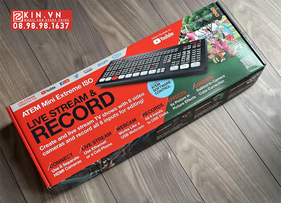 Bàn Trộn Hình ATEM Mini Extreme ISO Blackmagic 3 ATEM Mini Extreme ISO hop