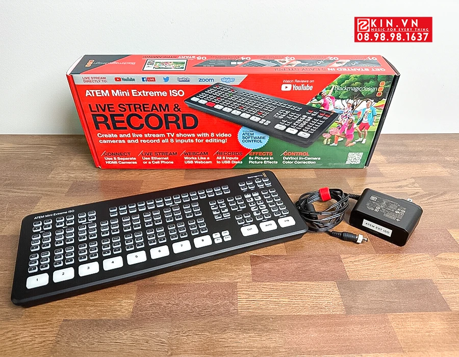 Bàn Trộn Hình ATEM Mini Extreme ISO Blackmagic 2 ATEM Mini Extreme tron bo 1