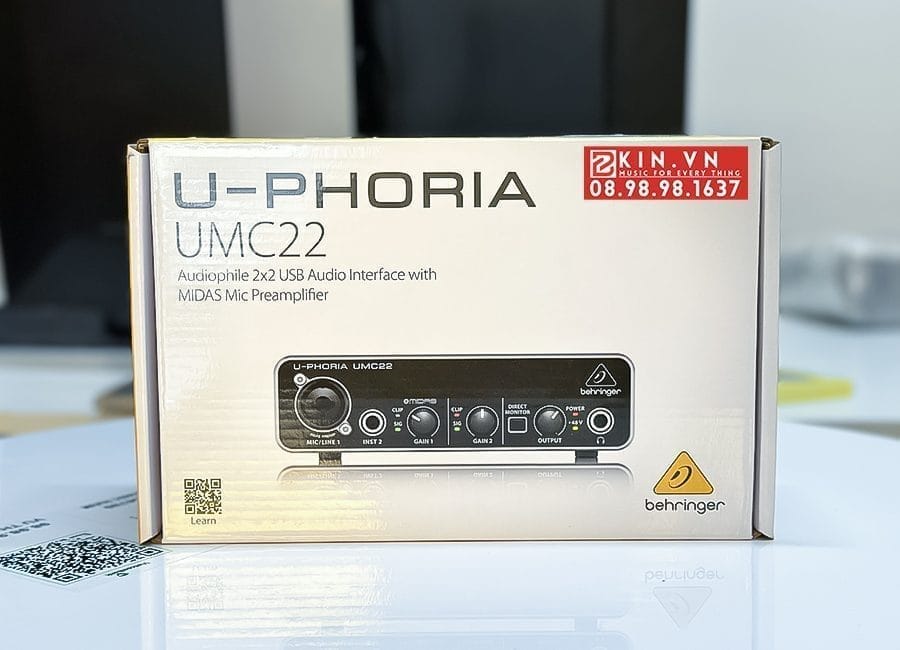 Sound Card Behringer UMC22 Thu Âm Chính Hãng 2 Behringer UMC22 sound card livestream