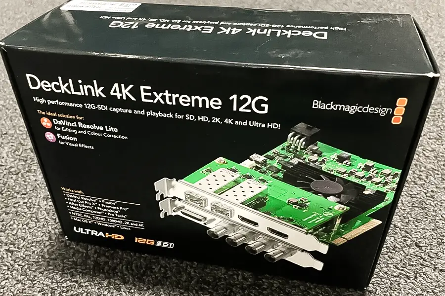 DeckLink 4K Extreme 12G chinh hang