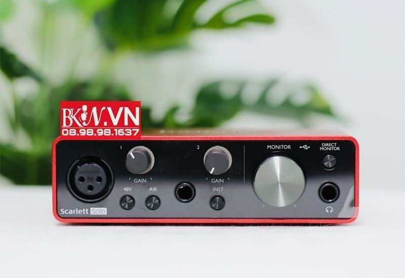 Sound card Focusrite Scarlett Solo Gen 3 1 Sound card Focusrite Scarlett Solo Gen 3