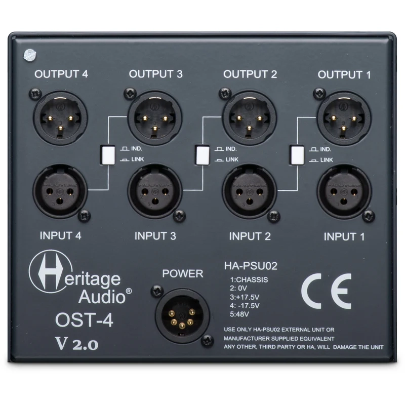 Heritage Audio OST-4 500 Series Modules Enclosure 1 Heritage Audio OST 4 500 Series mat sau