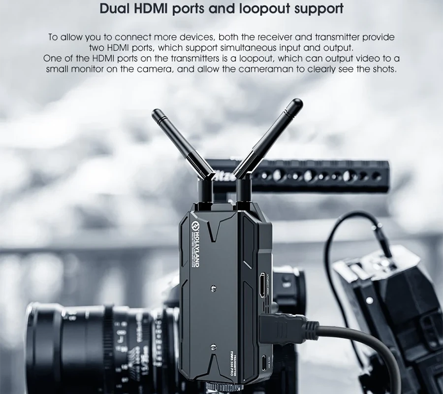 Hollyland Mars 300 Pro Enhanced truyen video livestream