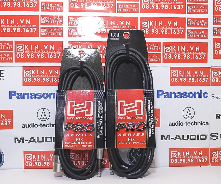 Hosa Pro Balanced Interconnect 1 4 inch to xrl chinh hang