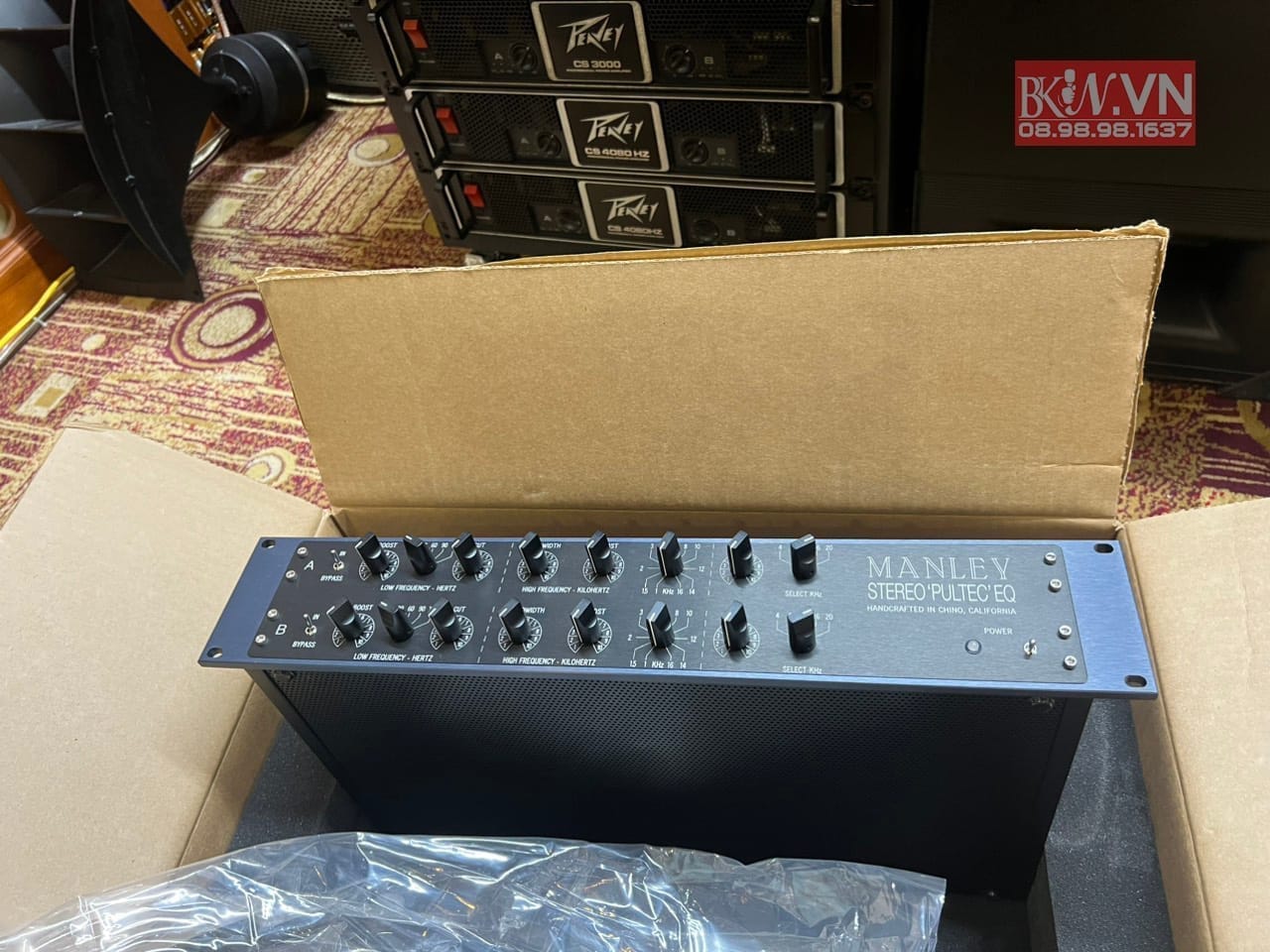 Manley Enhanced Stereo Pultec EQ - Hàng Chính Hãng 2 Manley Enhanced Stereo Pultec EQ mat truoc