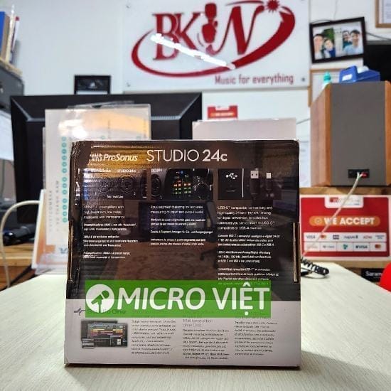 Sound card thu âm Presonus studio 24c mới nhất 3 Presonus studio 24c usb type c