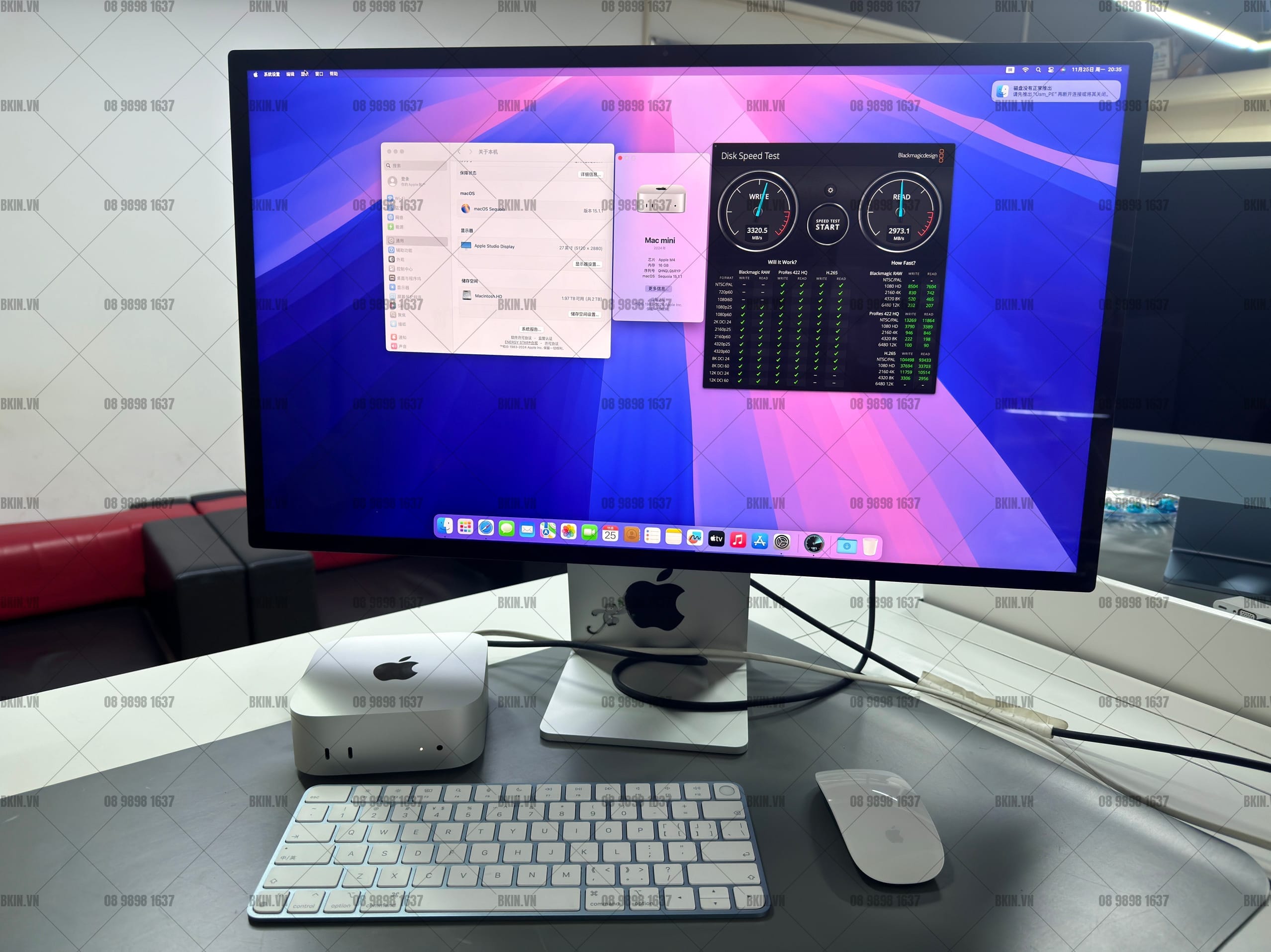 Ổ Cứng SSD Mac Mini M4 1T-2T - Gắng Như Zin 1 SSD Mac Mini M4 tang toc