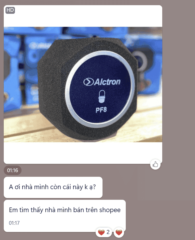 Màng Chắn Tiêu Âm Alctron PF8 Phiên Bản Mới - Màng lọc âm 1 Screenshot 2024 04 04 101327