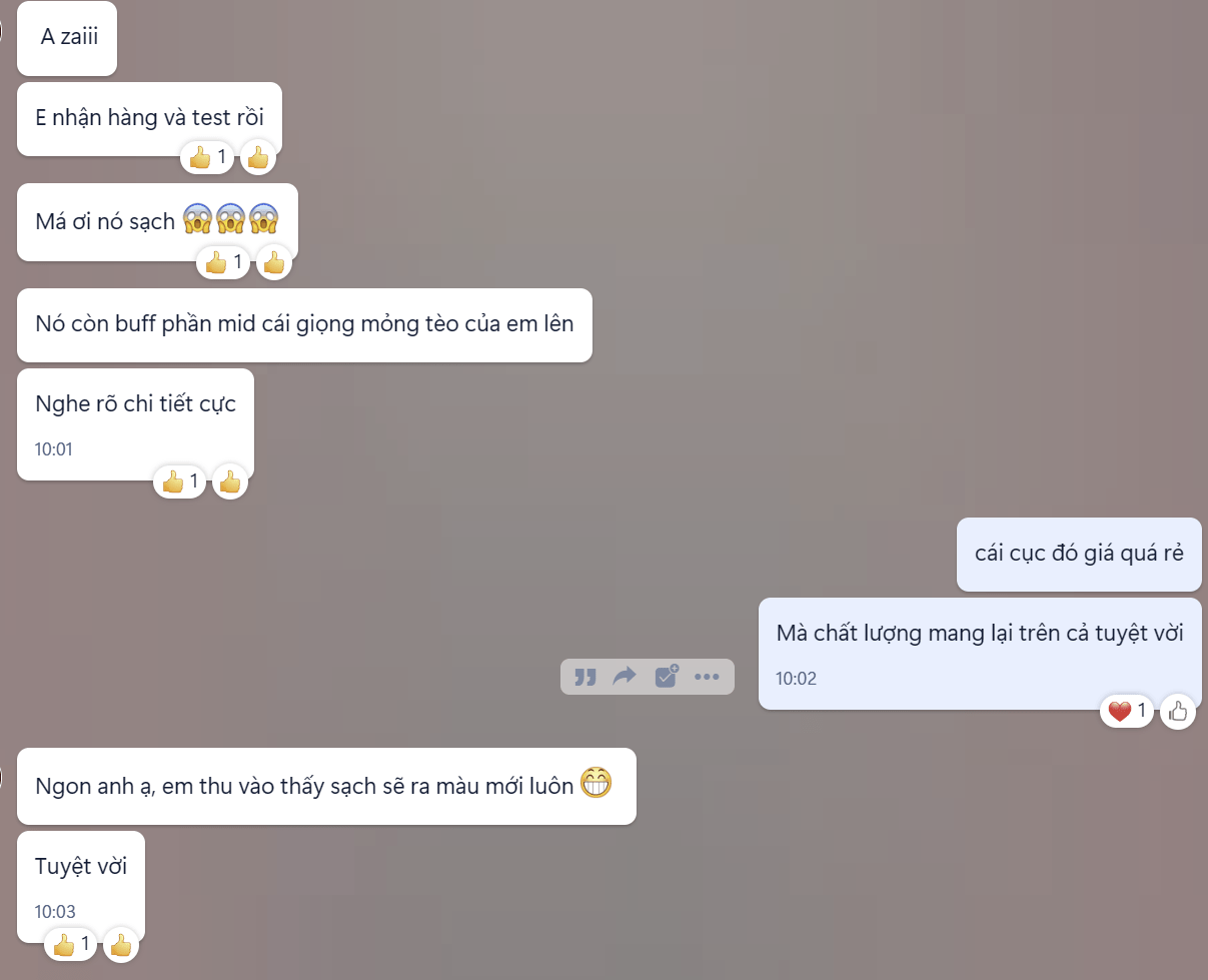 Màng Chắn Tiêu Âm Alctron PF8 Phiên Bản Mới - Màng lọc âm 2 Screenshot 2024 04 04 101352
