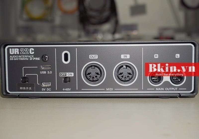 Sound card thu âm steinberg ur22c yamaha 2 Sound card ur22c chinh