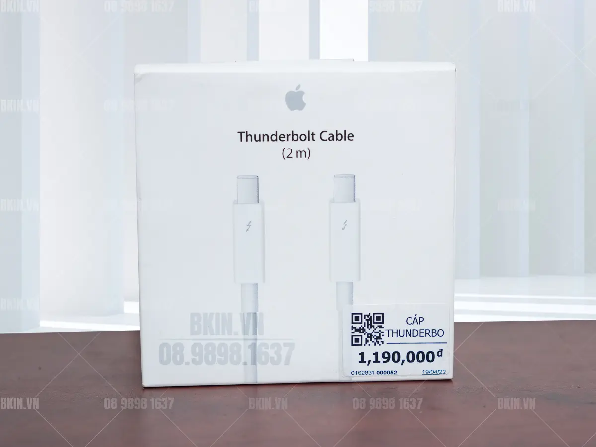Cáp Thunderbolt 2m Apple chính hãng kết nối Soundcard và ổ cứng