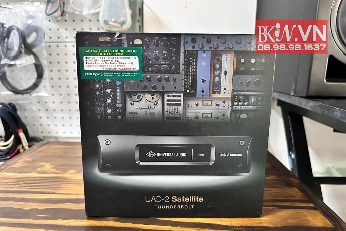 Card xử lý âm thanh UA UAD-2 Satellite Octo Thunderbolt 3 UA UAD 2 Satellite Octo Thunderbolt vo hop