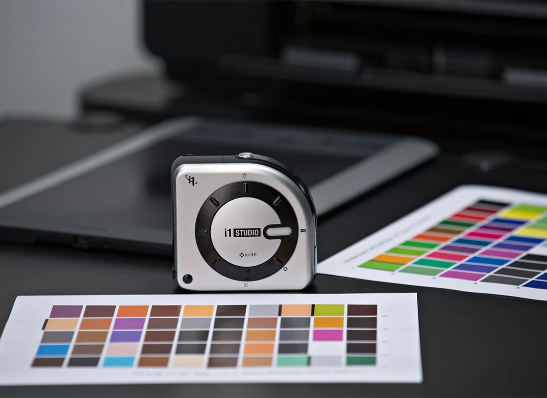 X rite i1 Studio can chinh mau in an