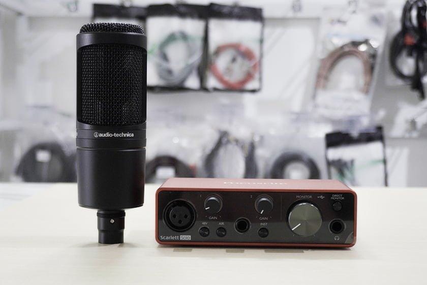 Combo Focusrite solo gen 3 micro at2020 1 Combo Focusrite solo gen 3 micro at2020