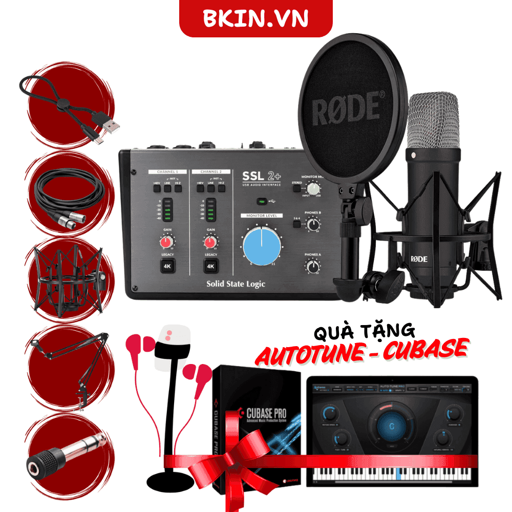 combo thu am ssl 2 micro nt signature