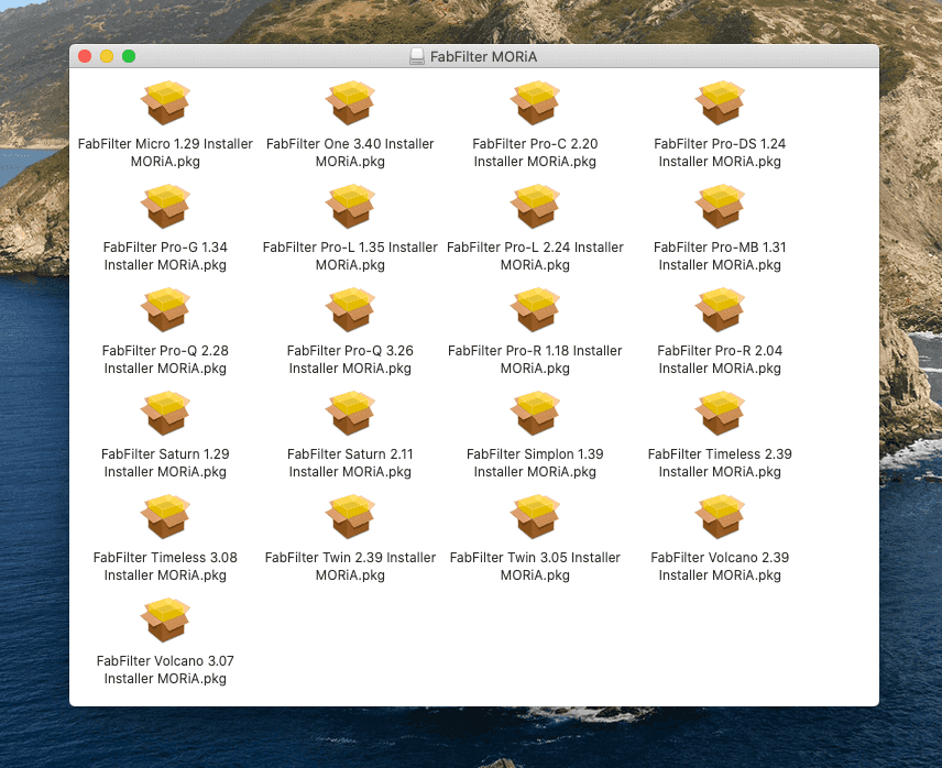 danh sach FabFilter Total Bundle