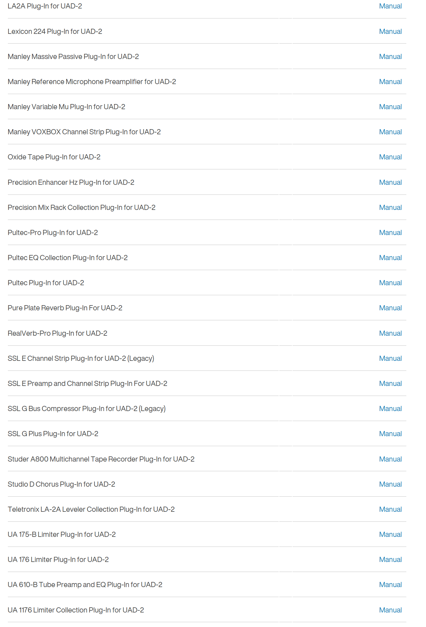 Gói 56 Plugin UAD Mới Nhất Giá Rẻ 1 danh sach plugin uad 55