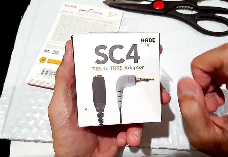 Rode SC4 TRS to TRRS chuyển âm thanh 1 Rode SC4 TRS to TRRS chuyển âm thanh