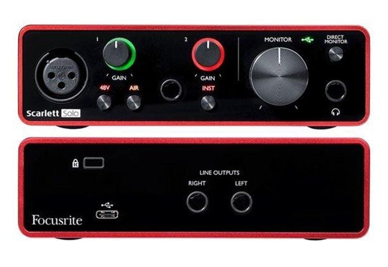 Sound card Focusrite Scarlett Solo Gen 3 3 focusrite scarlett solo 3rd gen audiointerface 770x425 copy