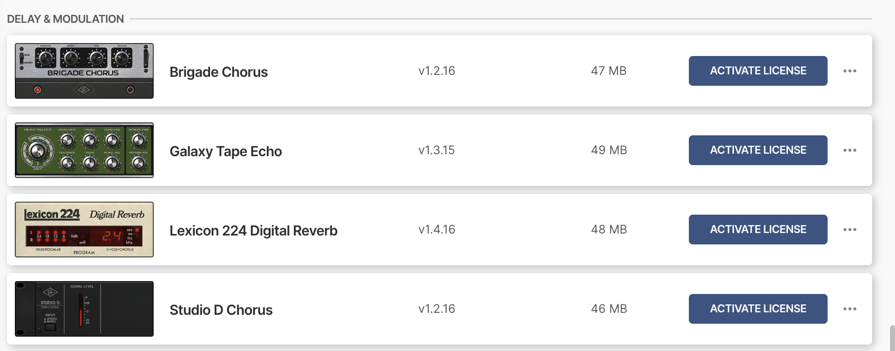 goi plugin uad native chuyen dung mix nhac 34 plugin 3