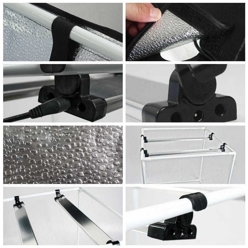 Hộp Chụp Sản Phẩm 80 x 80 cm – Hàng Nhập Khẩu 2 hinh hop chup san pham