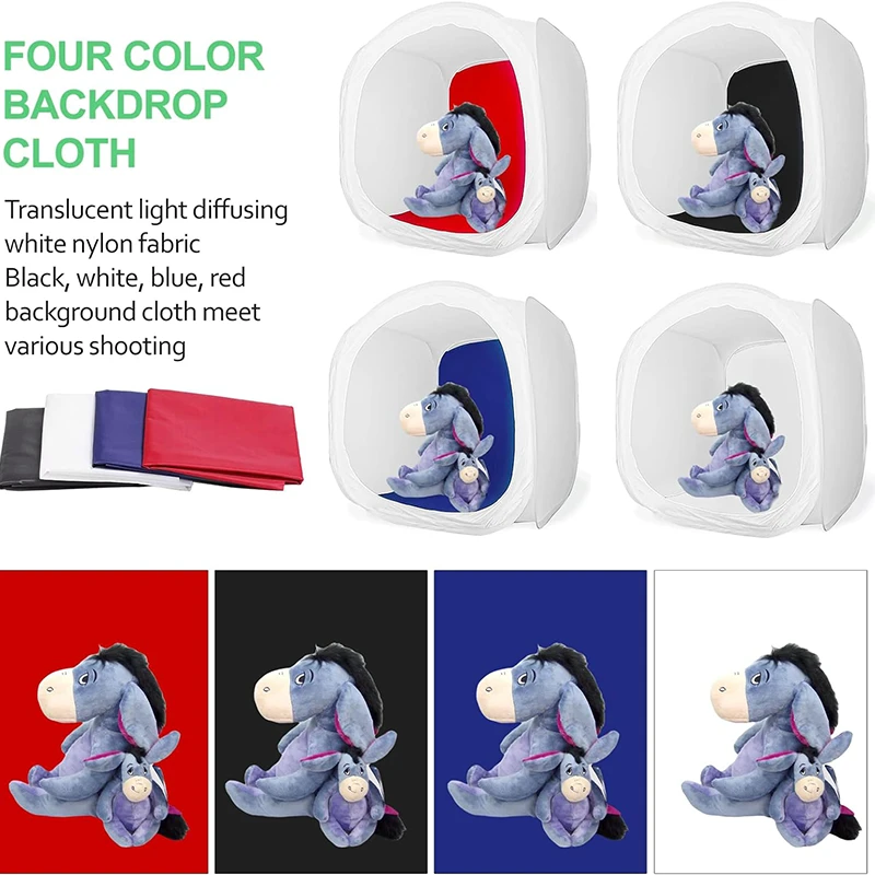 Hộp chụp ảnh sản phẩm 90x90 cm - trắng 1 hop chup anh san pham 90x90 vai