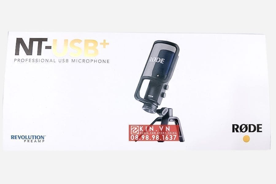 Rode NT-USB+ Mic Thu Âm Usb Type C - Podcasting 2 Hộp bộ micro RODE NT-USB+