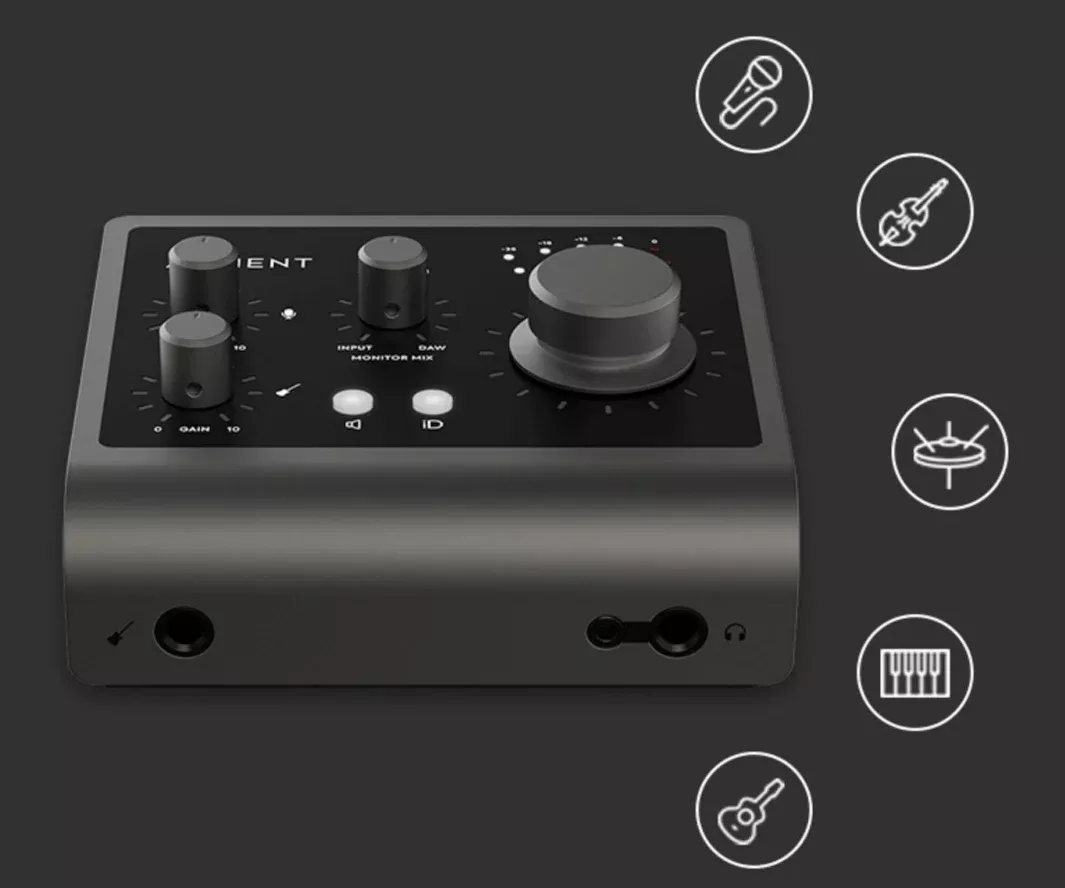 Sound Card Audient iD4 MKII Hàng Chính Hãng 4 id4 mkii zac cam