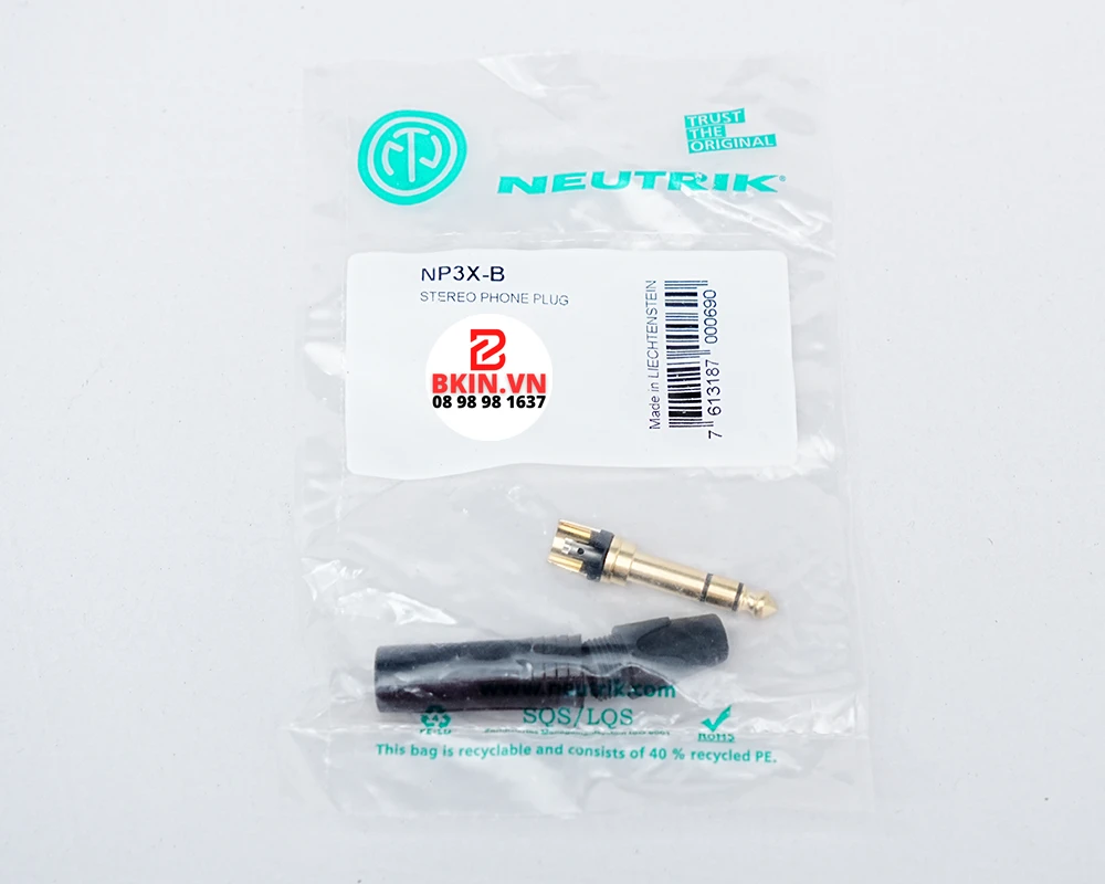 jack 6ky neutrik np3x b